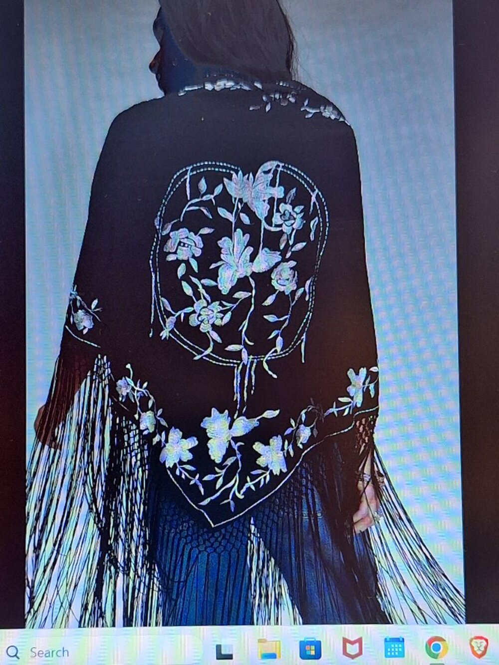 Free People Piano Shawl NWT!
